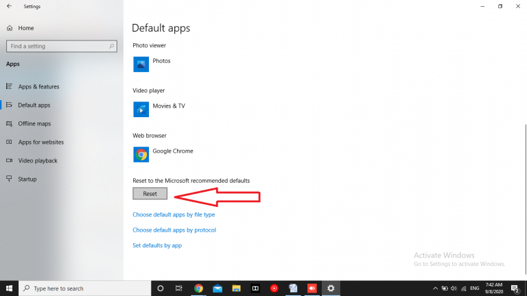 windows 10 how to change default program