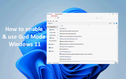 how to enable use windows 11 god mode thumbnail